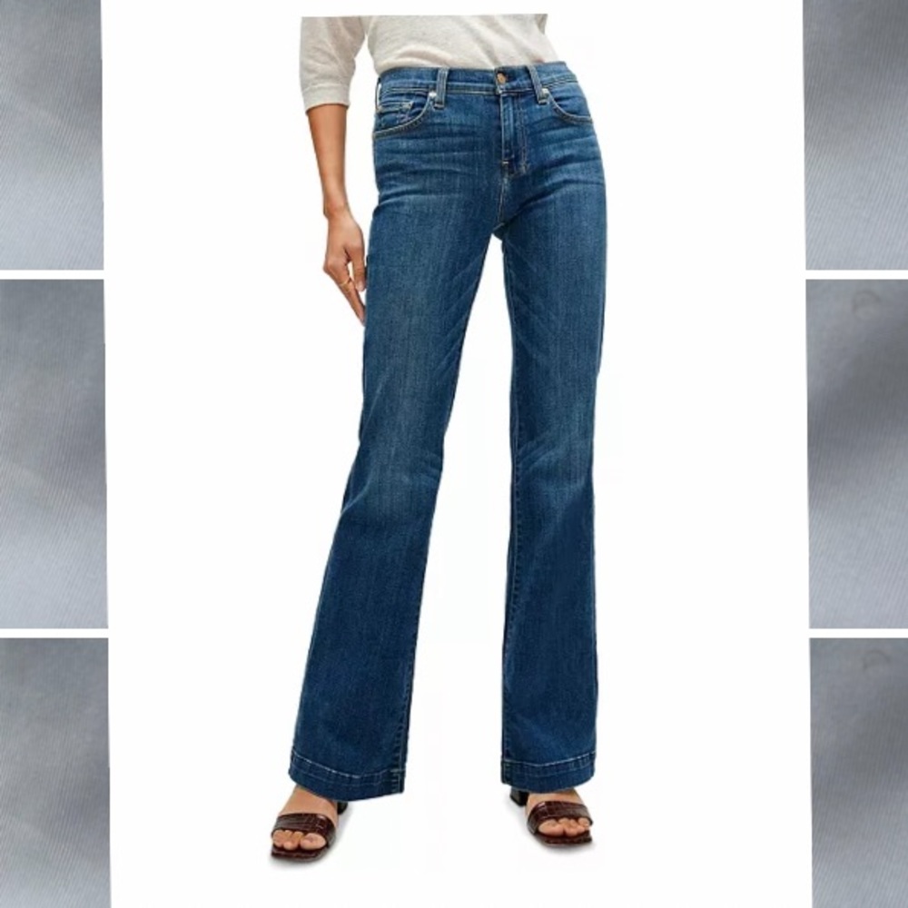 7 for All Mankind Dojo Flare Jeans Size 30